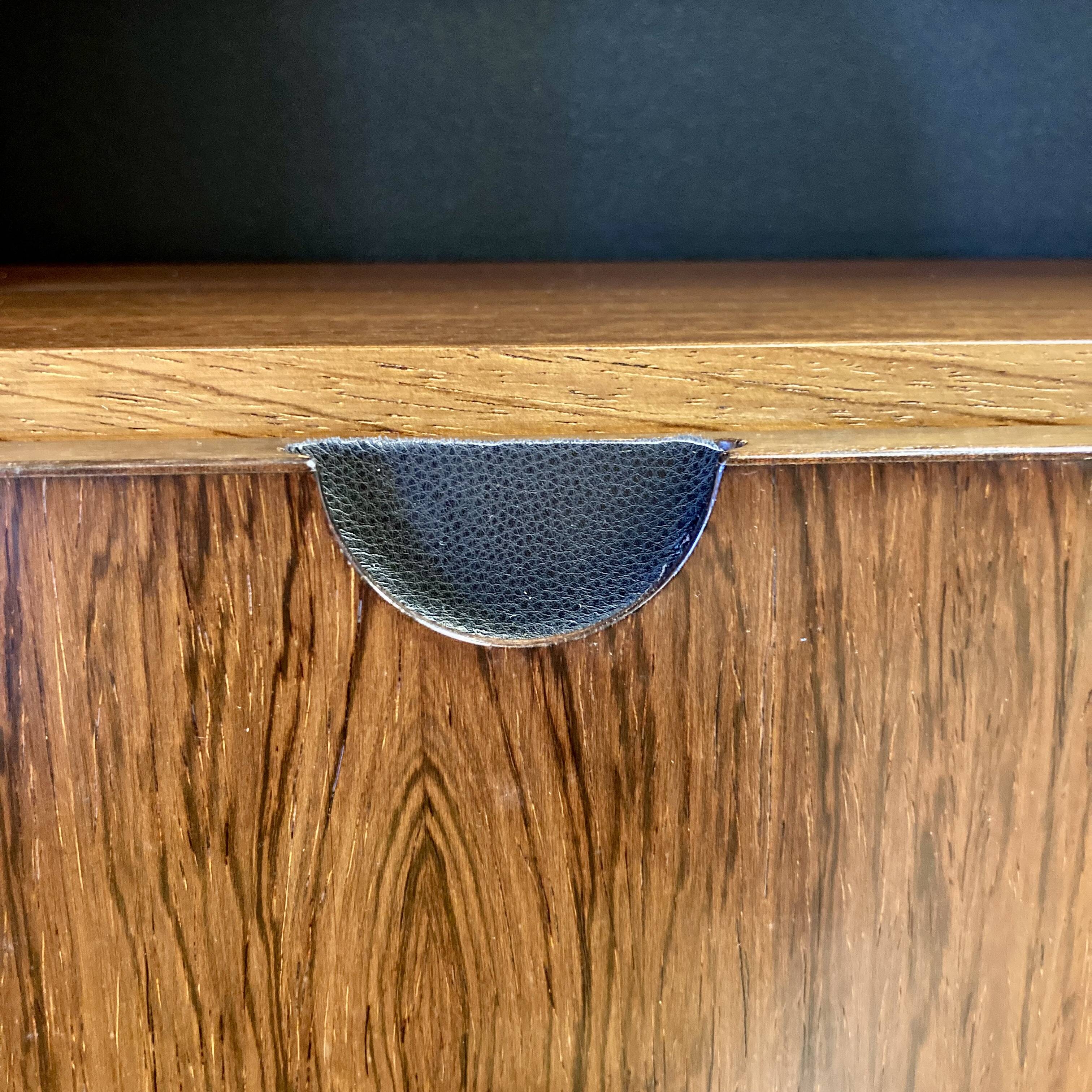 1950s Scandinavian design wall-mounted desk.