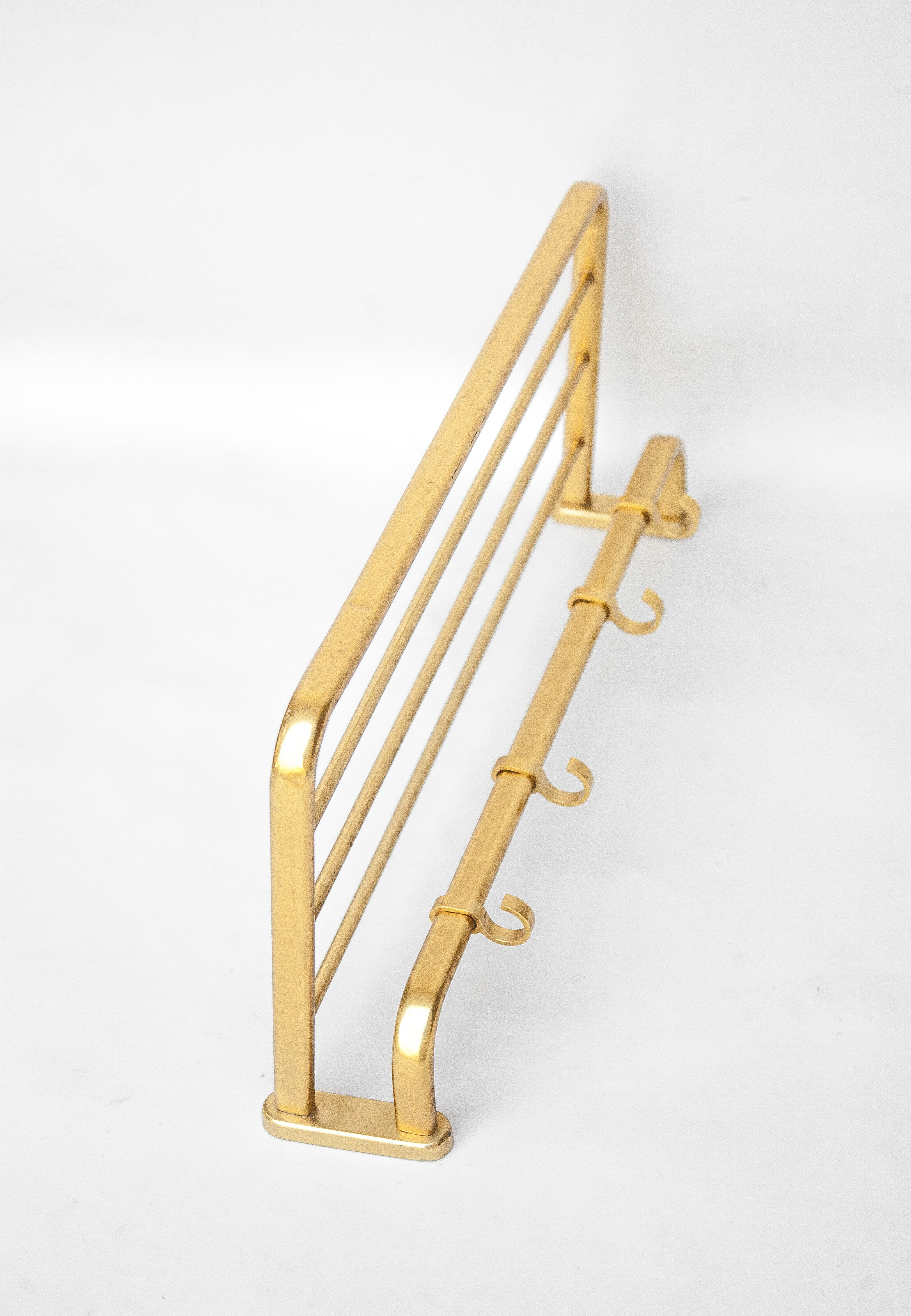 Porte-manteau vintage métal anodisé