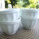 4 porcelain bowls