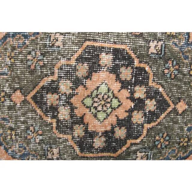 1960s Turkish hand-knotted runner rug 145x385