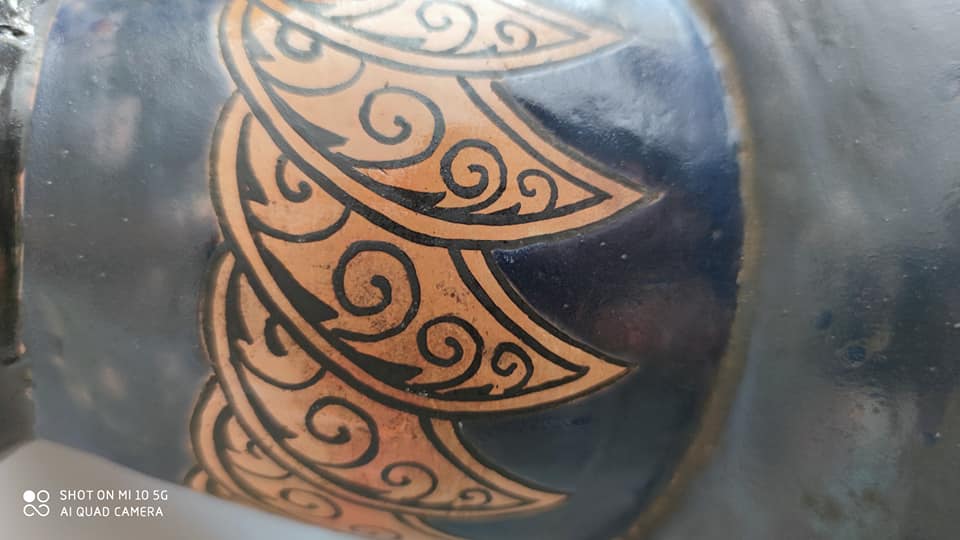 Ceramic vase by Yvonne Brunet in 1931