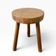 Vintage round side table / plant table / stool