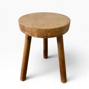 Mini table d'appoint ronde vintage / table pour plantes / tabouret