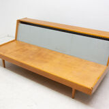 Canapé pliant du milieu du siècle, années 1960, Tchécoslovaquie