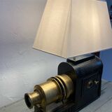Helios magic lantern fitted as a lamp