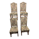Lot de 4 chaises stylé LXIII vintage
