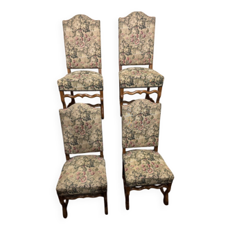 Set of 4 LXIII vintage style chairs