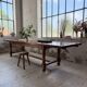 Table repas style drapière noyer 2m5/3m5 1900