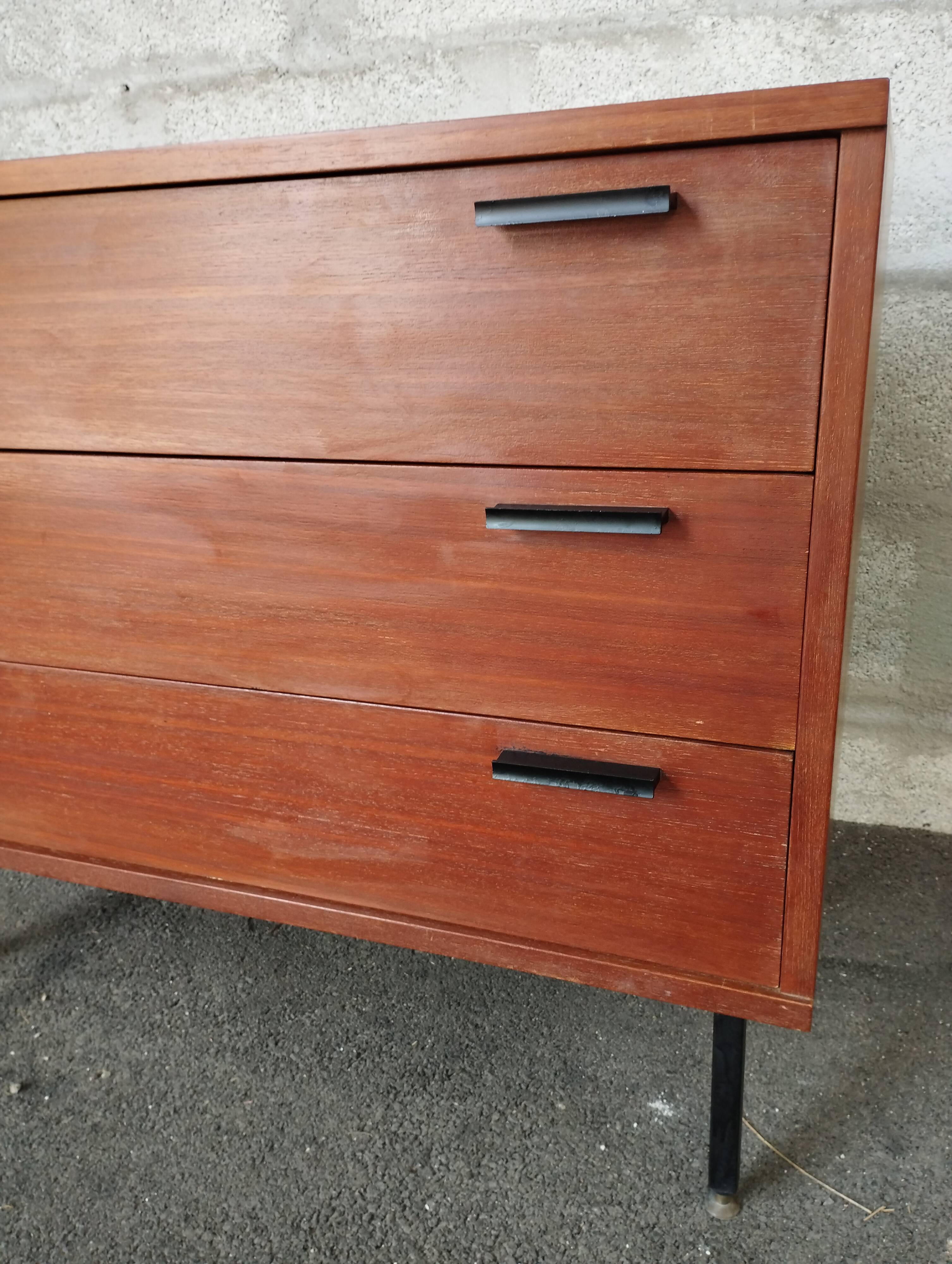 Vintage teak chest of drawers