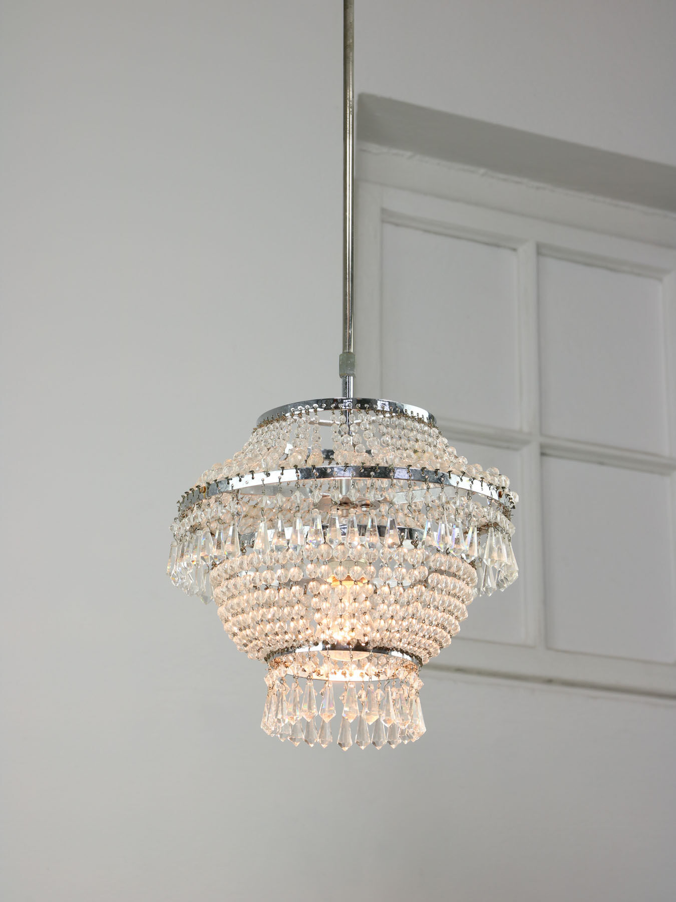 Mid-century Viennese Crystal Chandelier