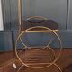 1950s reading lamp – Formica and gold metal