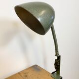 Green Industrial Bakelite Gooseneck Table Lamp, 1960s