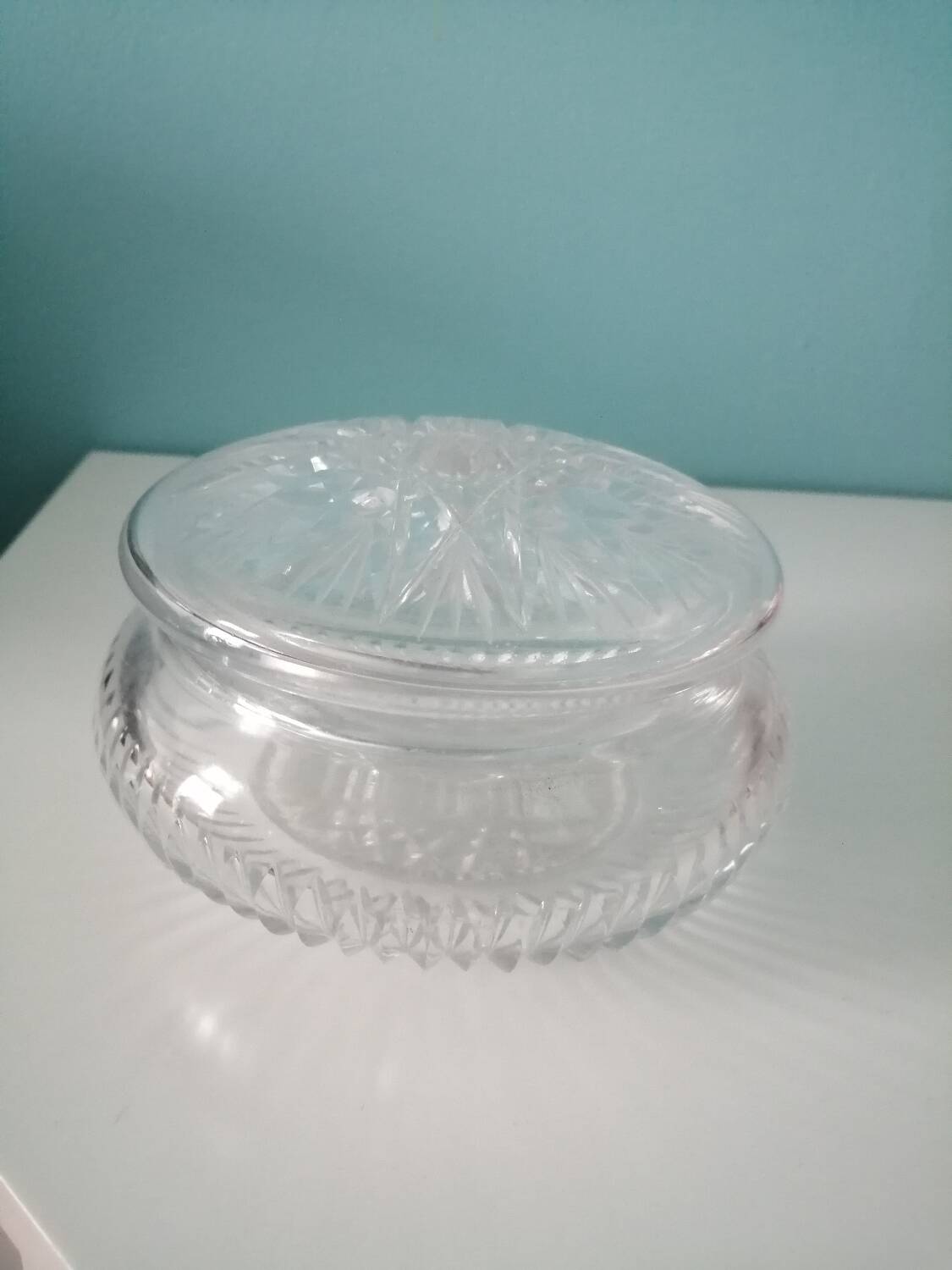 Baccarat crystal candy box