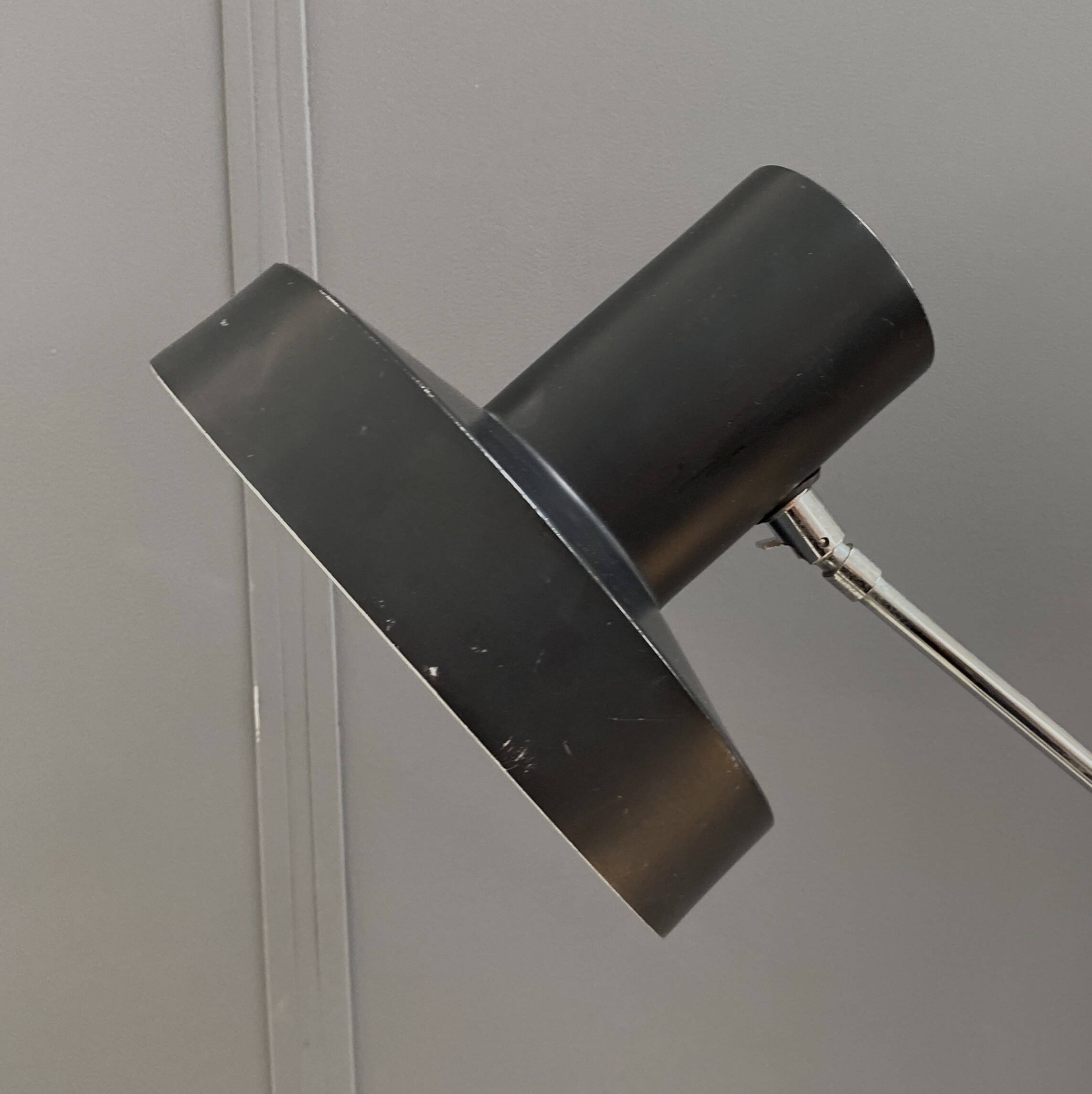 Metal floorlamp by J. Hoogervorst for Anvia Netherlands