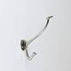 Up to 4 Adolf Loos Art Nouveau Nickel Brass Wall Hooks Café Capua Vienna