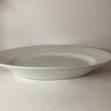 Plat blanc en porcelaine