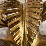 Golden palm floor lamp 70s