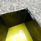 Yellow and black industrial sign letter "N"