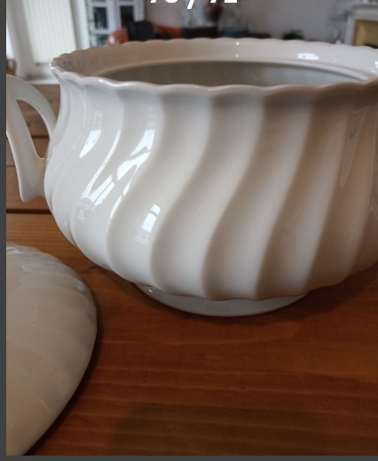 Vintage mid-century white tureen, wunsiedel bavaria germany