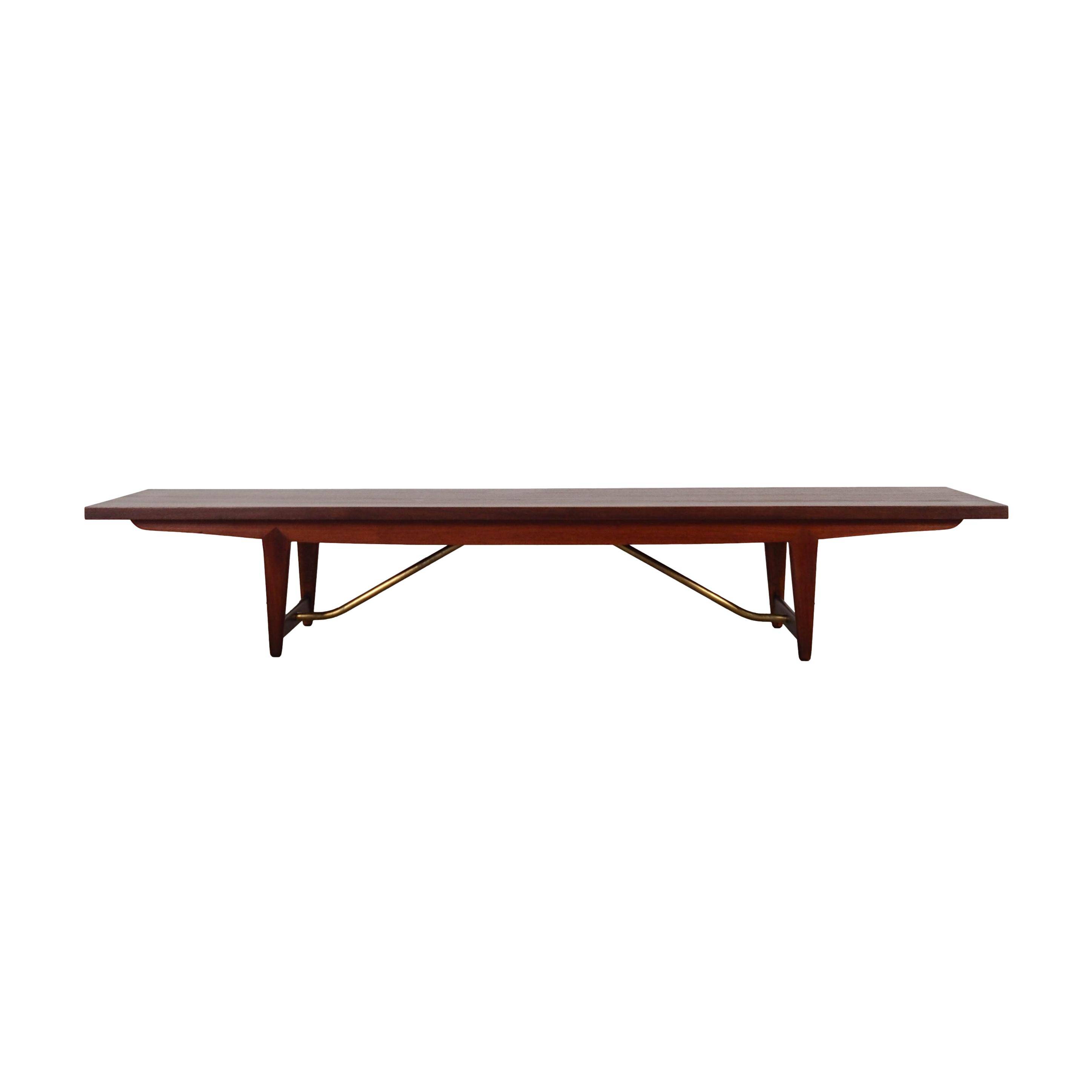 Teak lowboard, Danish design, 1980s, made in Denmark