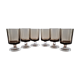LUMINARC smoked glass liquor glasses