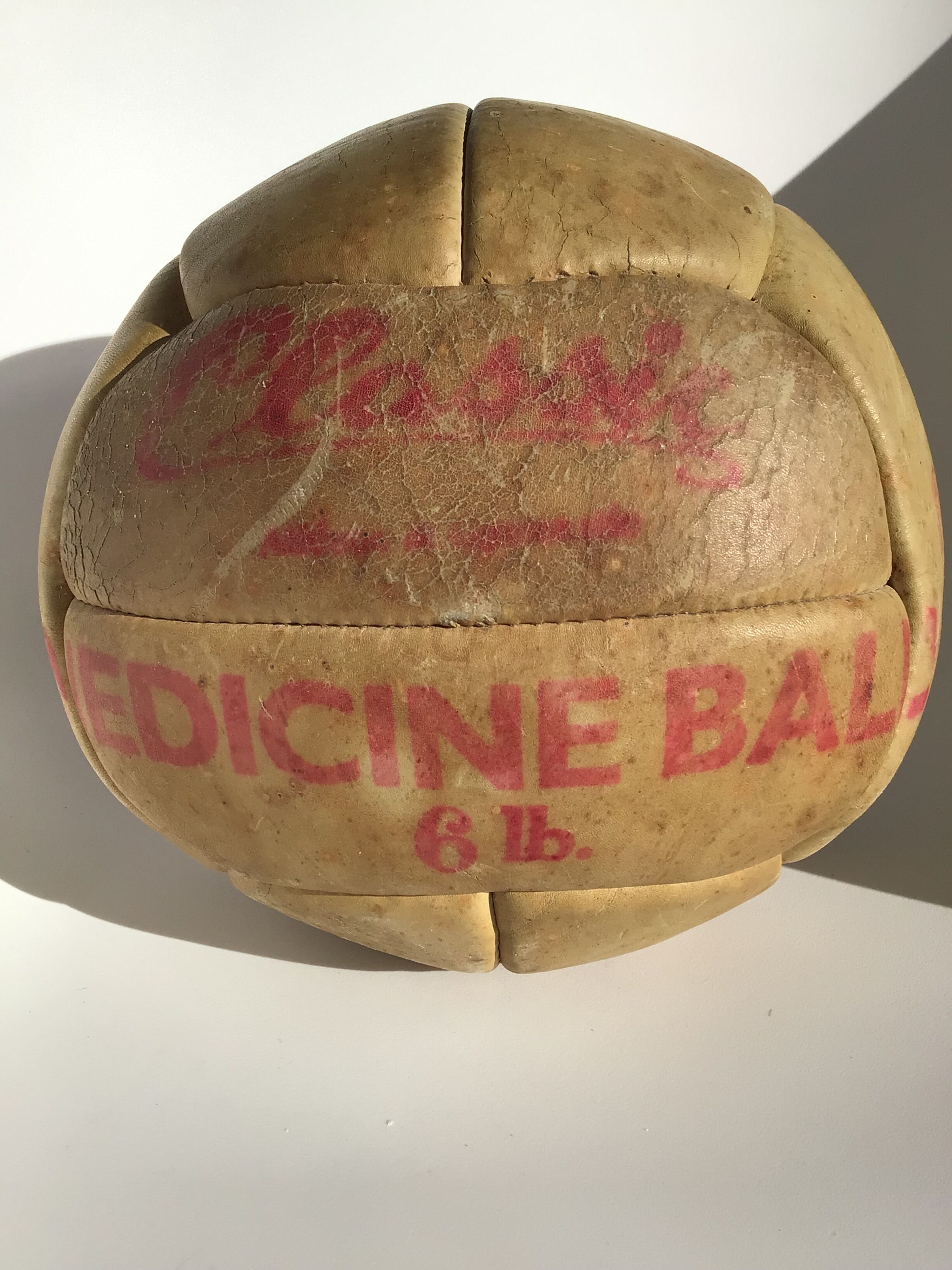 Medicine ball classic 2.7kg leather