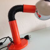 Orange eyeball lamp and chrome globe 60/70