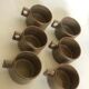 Ensemble de 6 tasses et soucoupes en grés