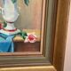 Oil on Canvas – “Still Life with Vase” by R.P. Vintage & Framed 28×40cm