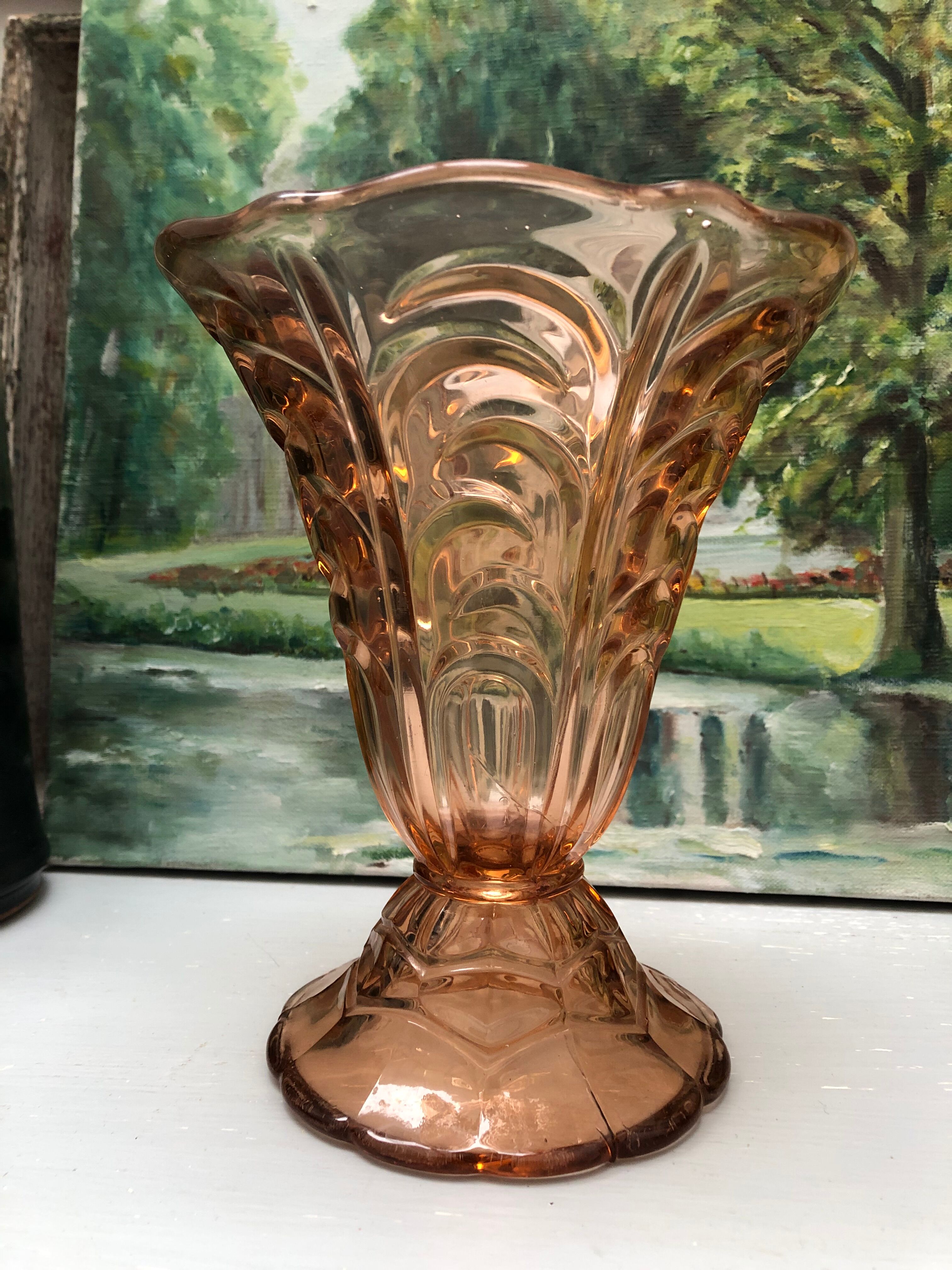 Rosaline-colored vase