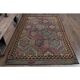 Vintage Turkish Oushak Handmade Wool Cotton Red Area Rug 170x272