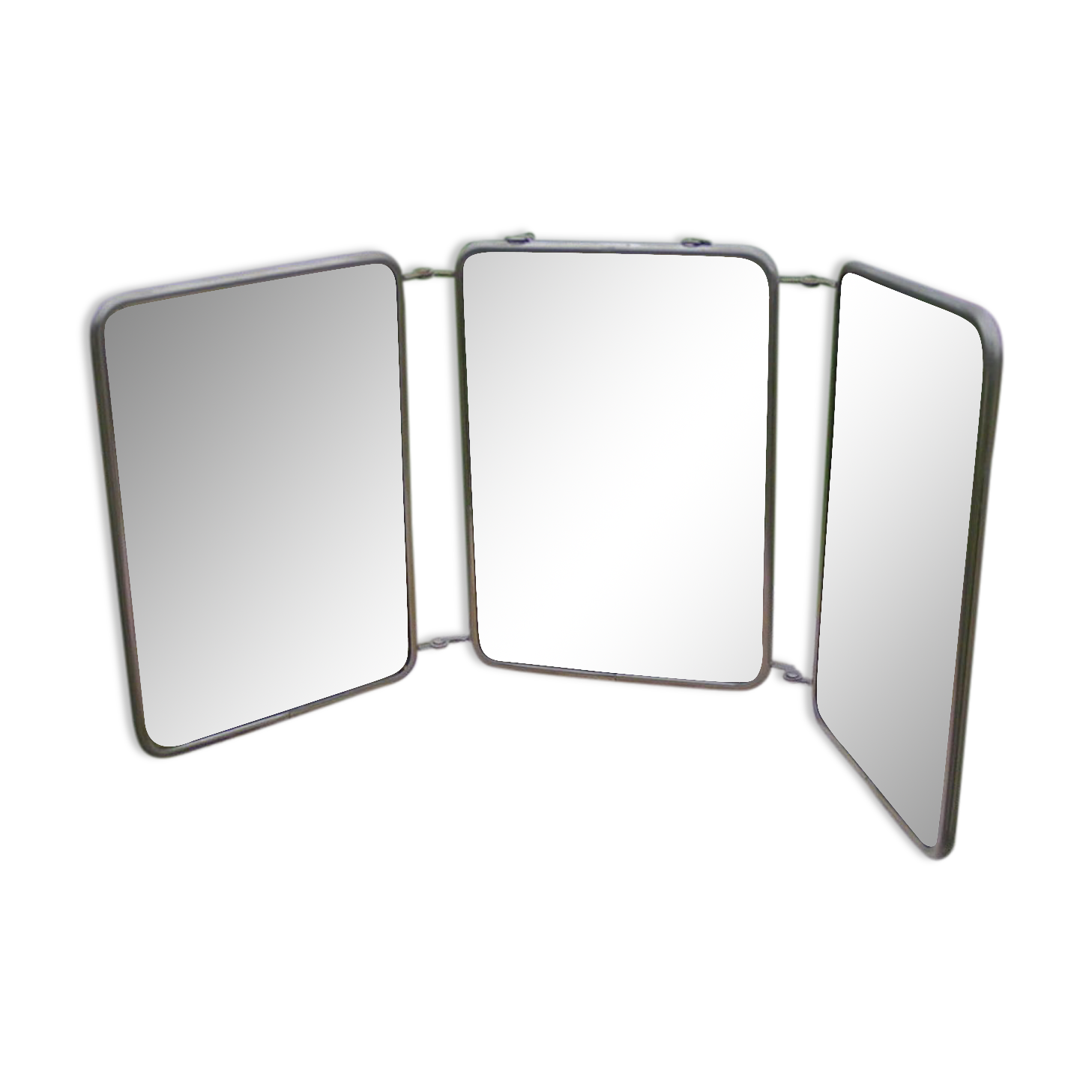 Barber's triptych mirror, 22x16 cm