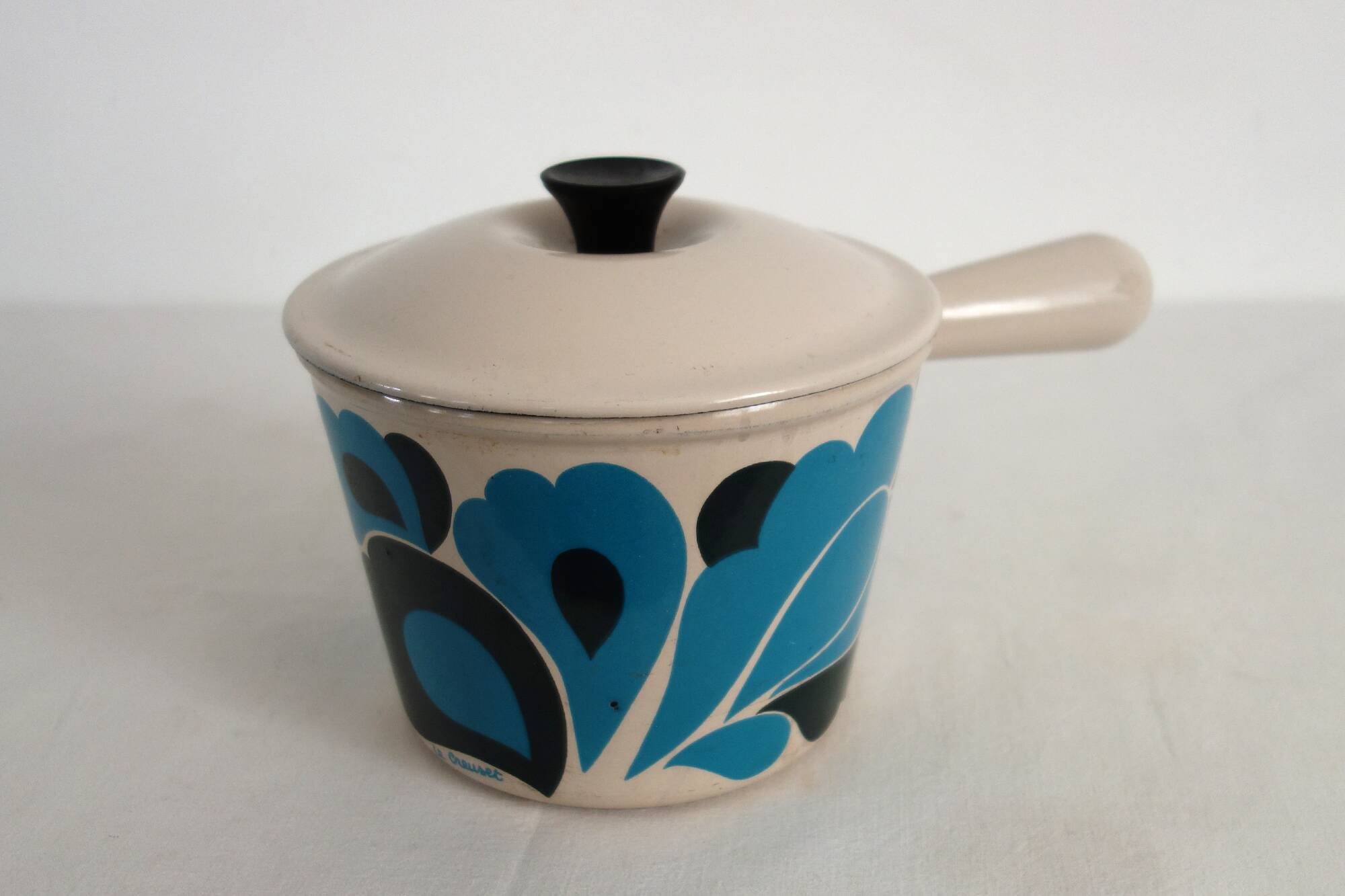 Le Creuset enameled cast iron fondue pot, 1970s