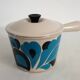 Le Creuset enameled cast iron fondue pot, 1970s