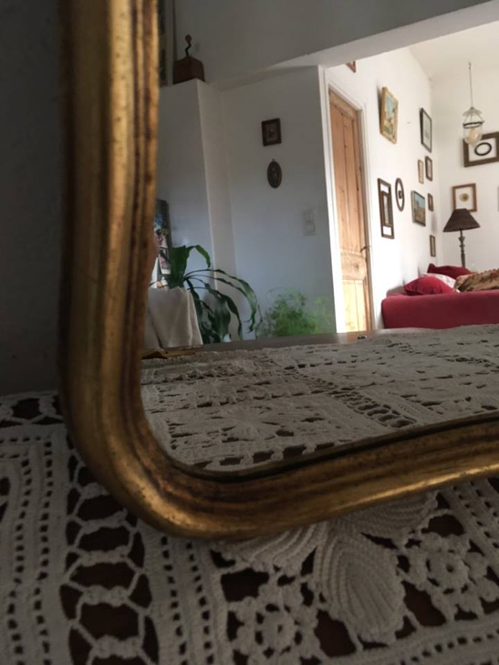 Mirror to the frame gilded to the original form 28 x 34cm