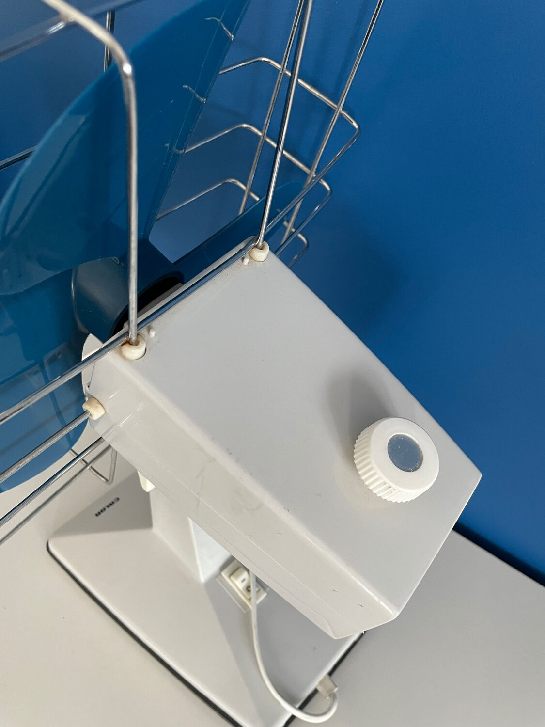 Ventilateur calor bleu et blanc