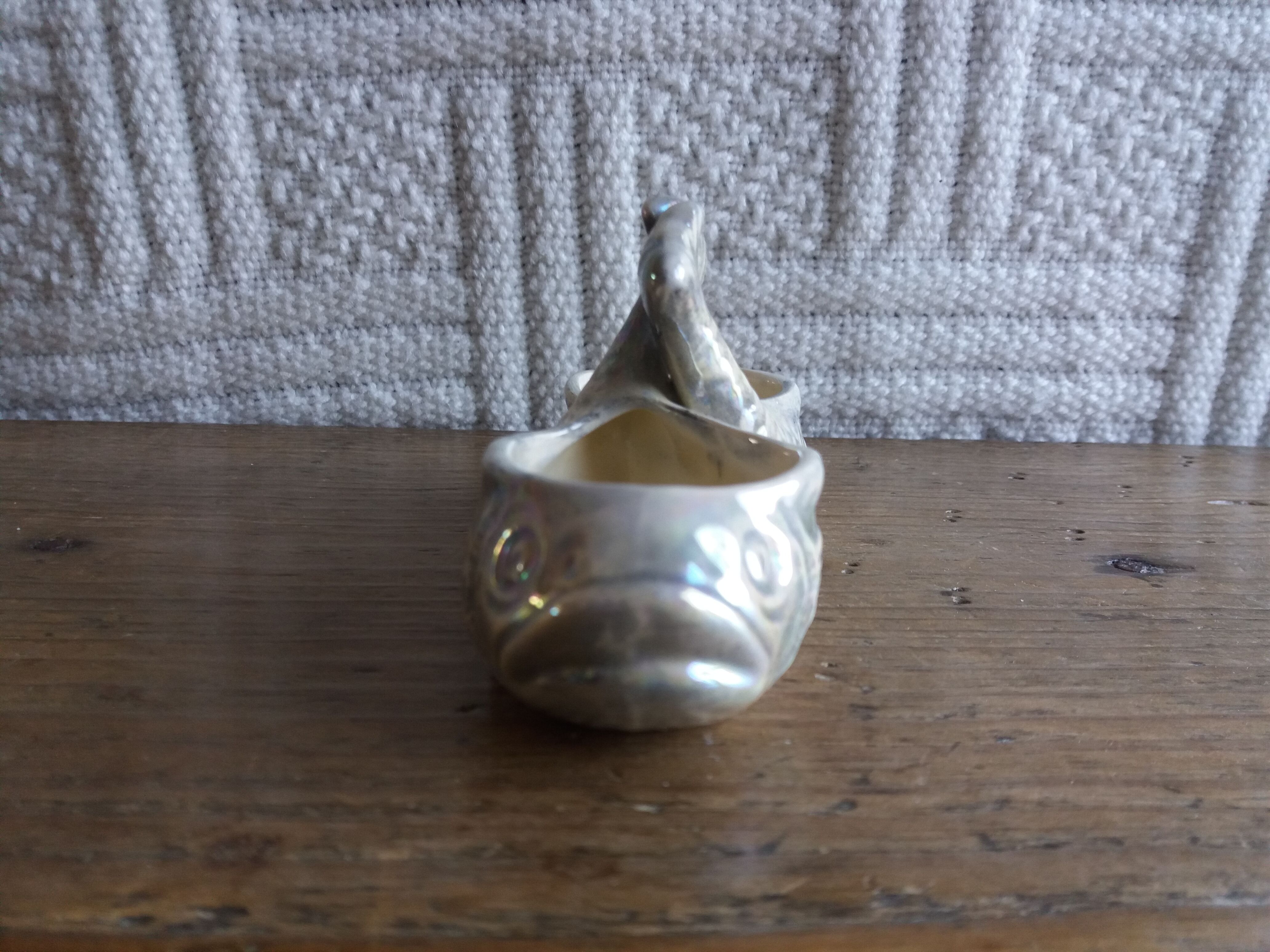 Mustard pepper salt shaker fish shape