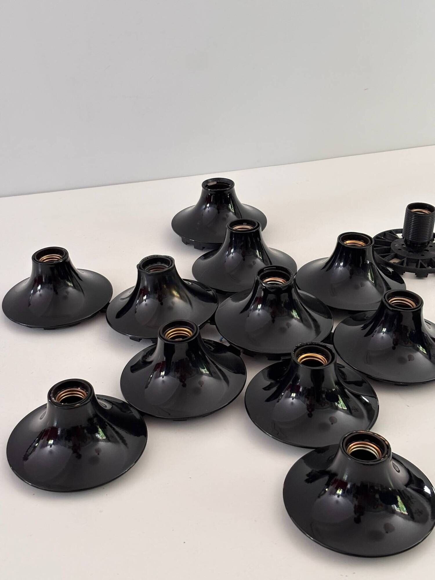 Composition of 13 Teti Wall Lights by Vico Magistretti for Artemide 1970 ABS