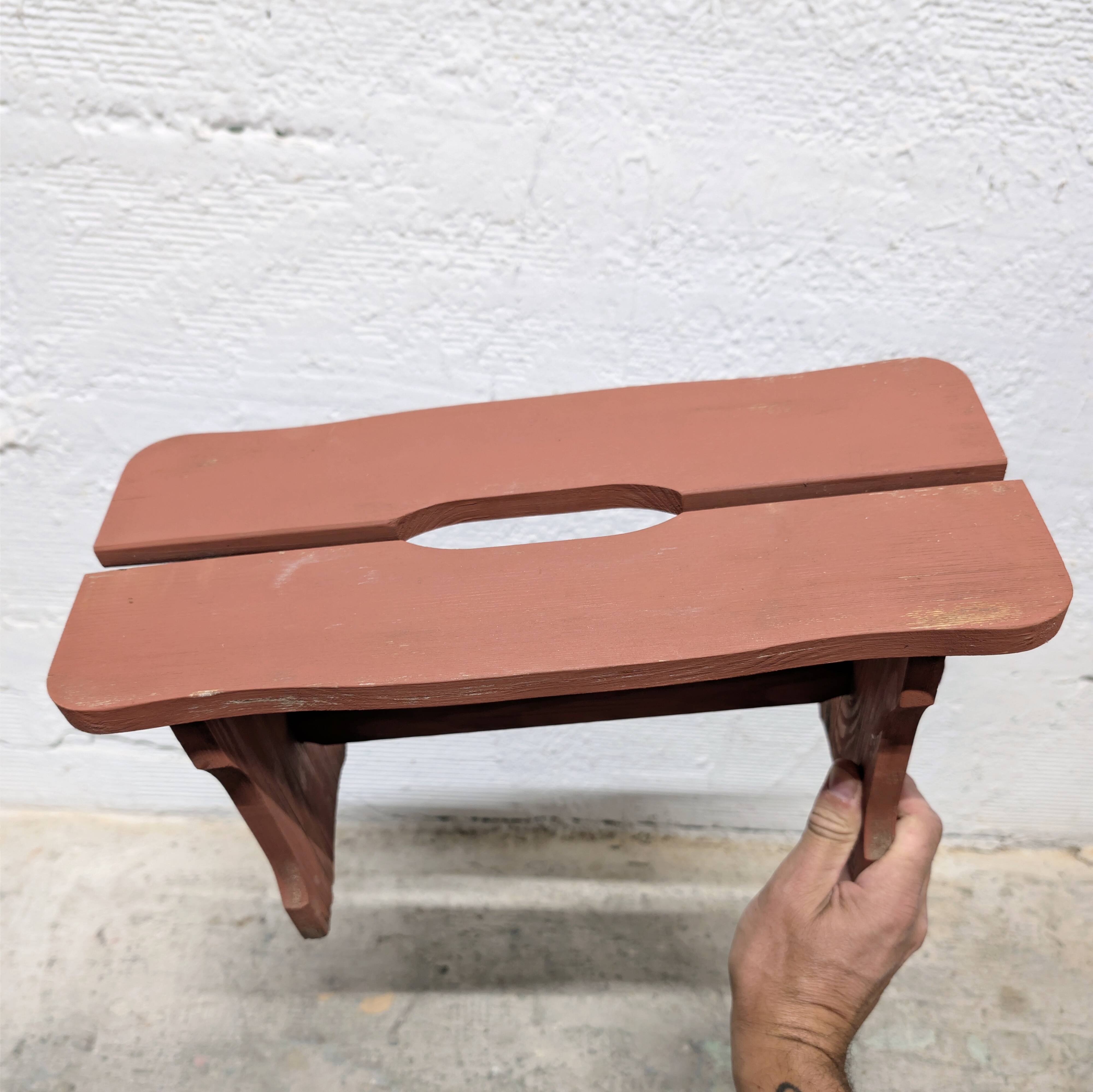 Small wooden stool