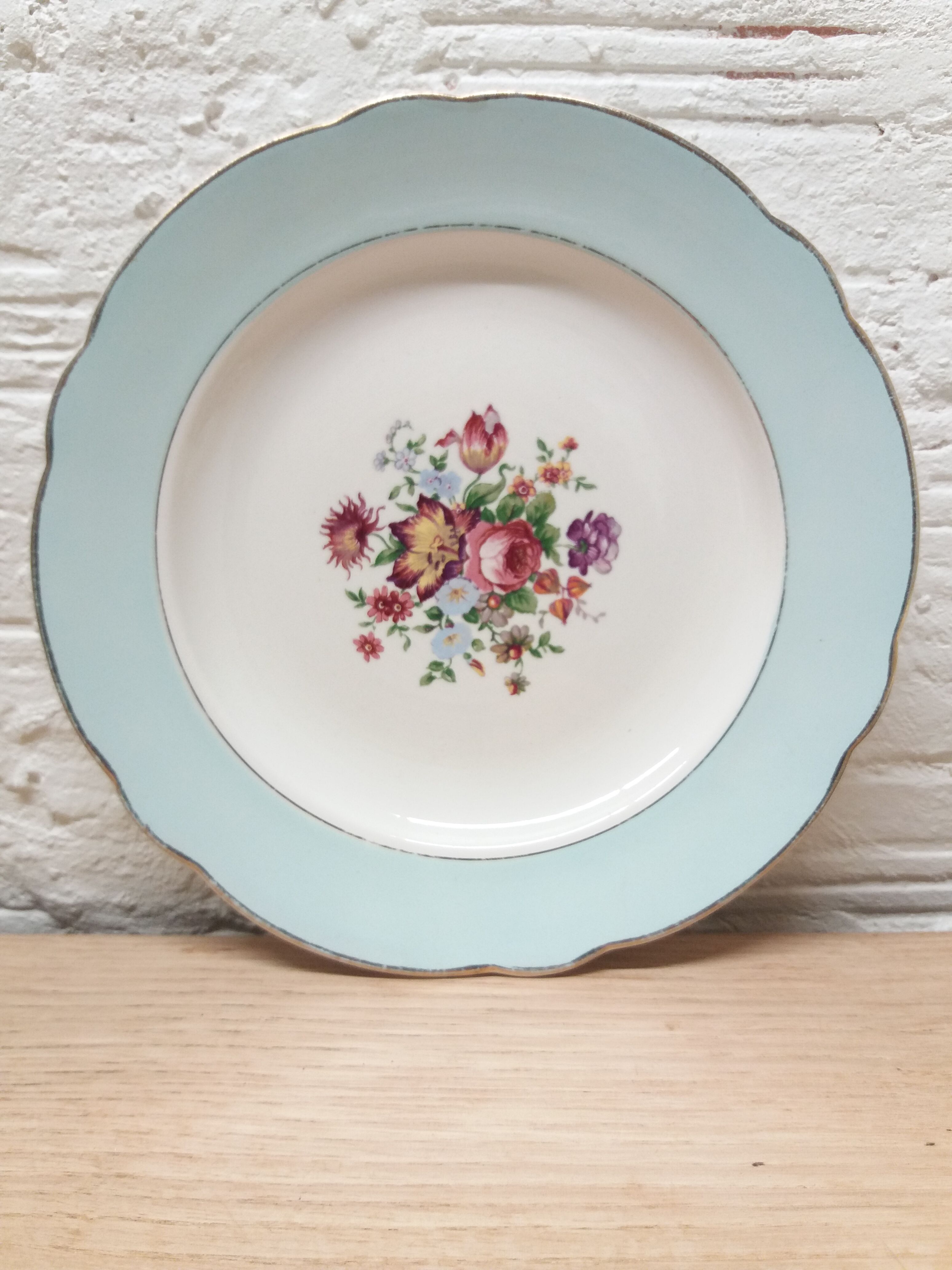 Set 6 dessert plates Sarreguemines