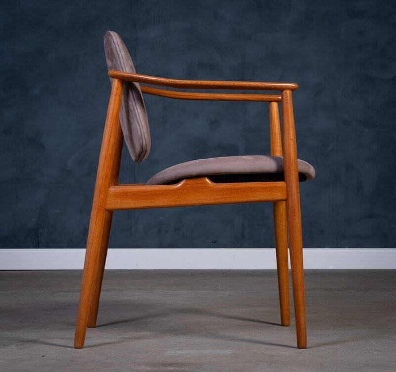 Fauteuil en Teck, 1950s