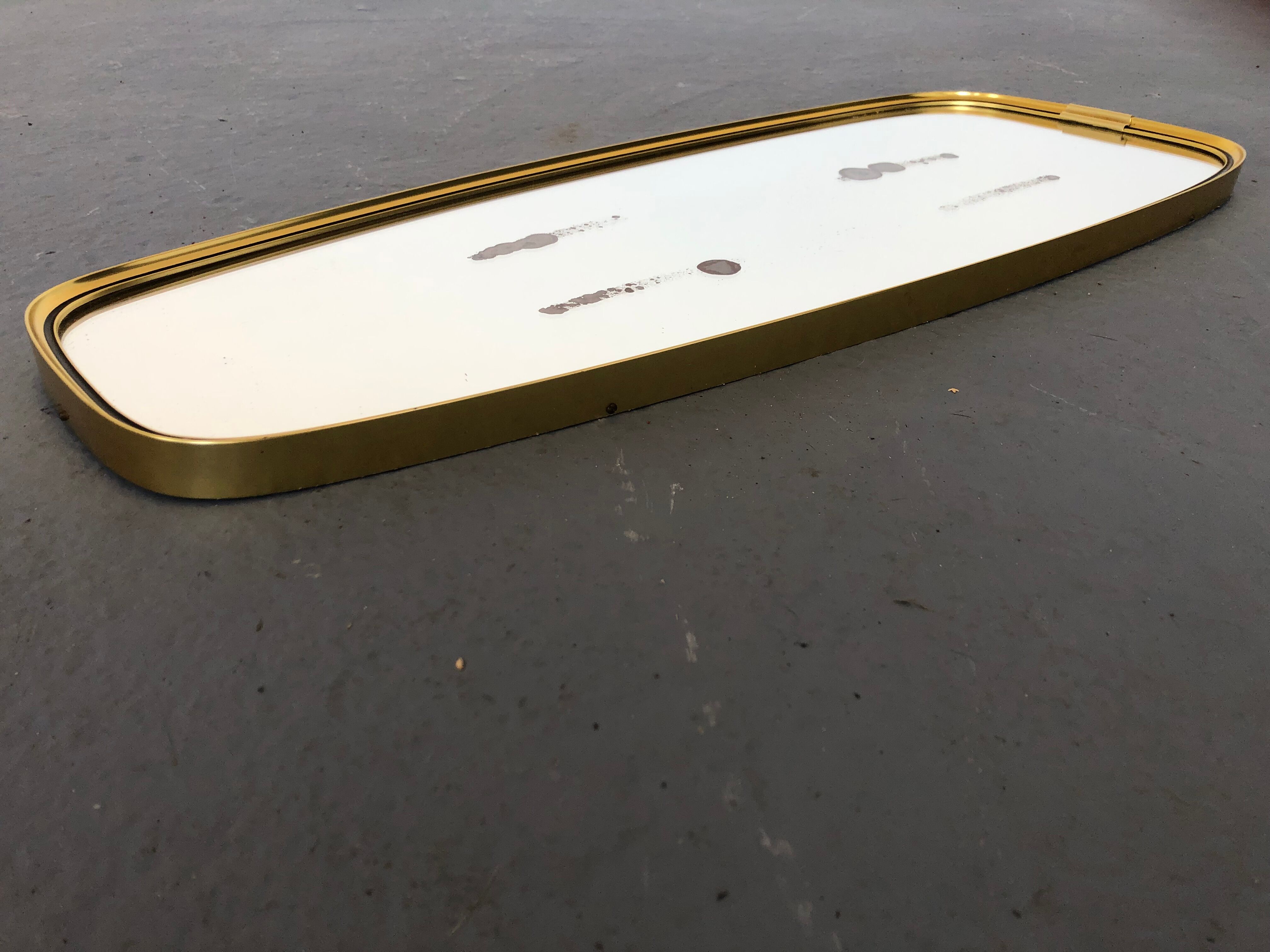 Miroir rockabilly années 1970 26x78cm