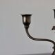 Vintage Pewter 3-Arm Candelabra – Art Deco / Art Nouveau Style
