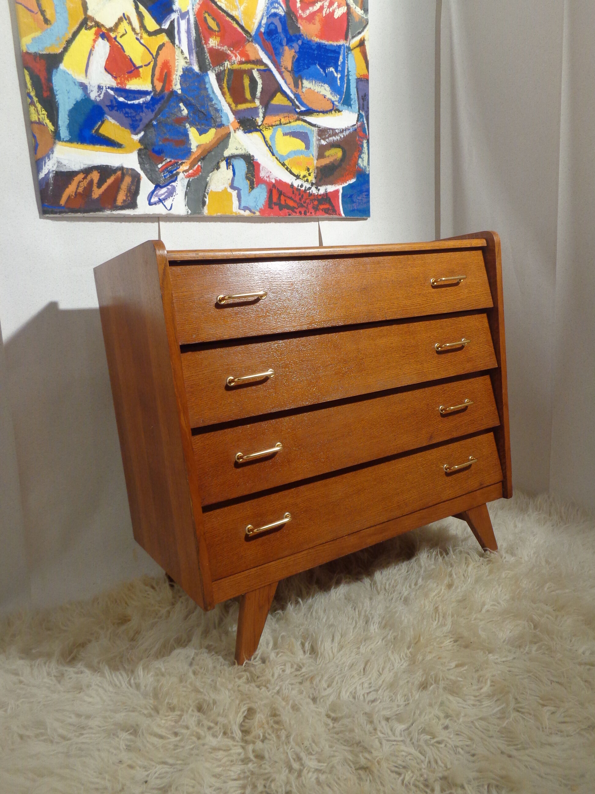 Dresser vintage 50s compass feet