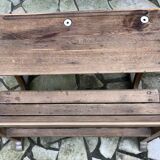 Vintage wooden school desk for children