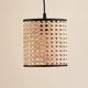 Handcrafted woven bamboo pendant light