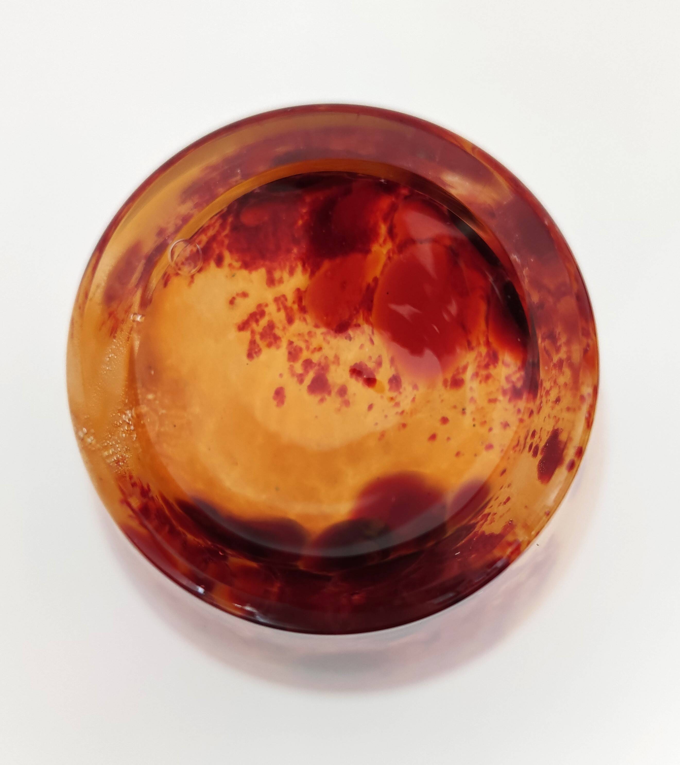 Vintage Vase 20 cm High Signed La Rochère Verrerie de Passavant-la-Rochère