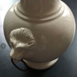 Large white ceramic vase