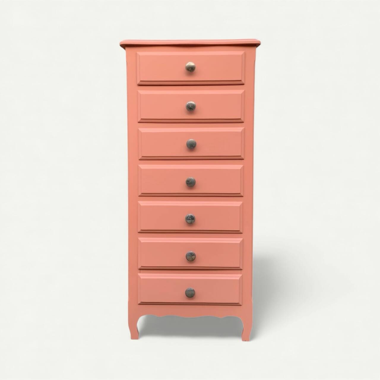 Vintage coral pink weekly planner H120