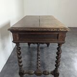 Louis XIII style oak desk